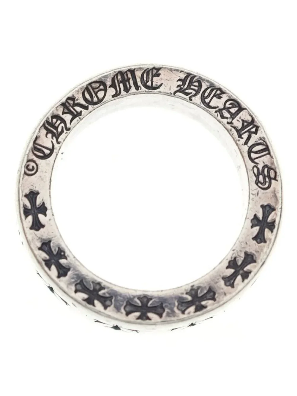 Chrome Hearts Spacer Forever Ring Silver